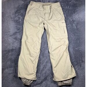 Burton DryRide Snowboard Pants Mens XXL Tan Cargo Ski Y2K Baggy